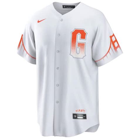 San Francisco Giants Official Replica Nike 2021 City Connect MLB Jersey ...