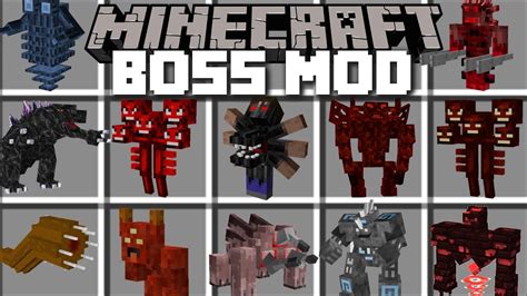 Minecraft BOSS MOD / FIGHT AND SURVIVE BOSSES BATTLES!! Minecraft - YouTube