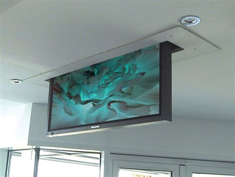 7 Photos Retractable Tv Ceiling Mount Motorized And Description - Alqu Blog