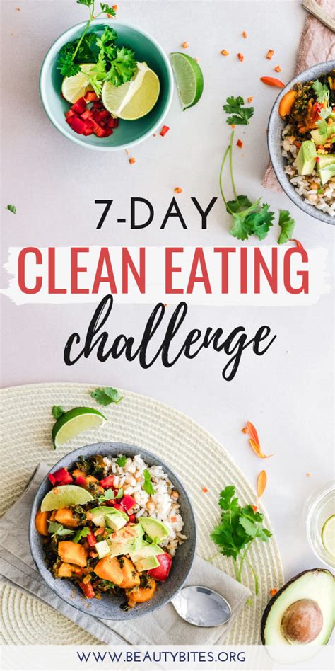 7-Day Clean Eating Challenge & Meal Plan (The First One) - Beauty Bites