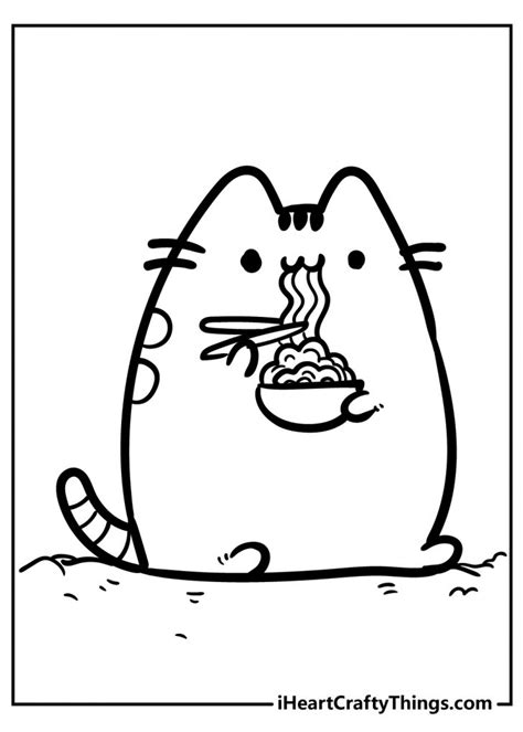 Pusheen Coloring Pages | Pusheen coloring pages, Cute coloring pages, Hello kitty coloring