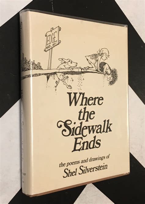 Where the Sidewalk Ends by Shel Silverstein rare vintage children's book (Hardcover, 1974)