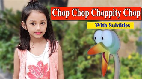 Chop chop choppity chop with Lyrics | Nursery Rhymes| Sing and Dance ...