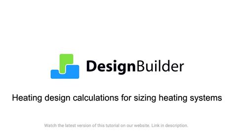 4.1 Heating design calculations for sizing heating systems - YouTube