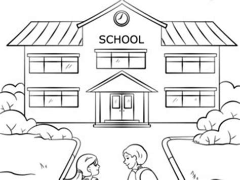 Free & Easy To Print School Coloring Pages - Tulamama