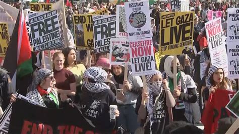 Thousands rally during 'March4Gaza' in Washington, DC