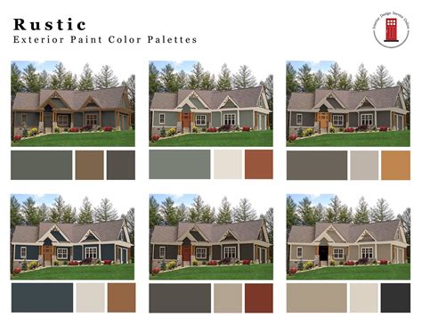 Cabin Exterior Colors, Brown House Exterior, Exterior Paint Color Schemes, Green Exterior Paints ...