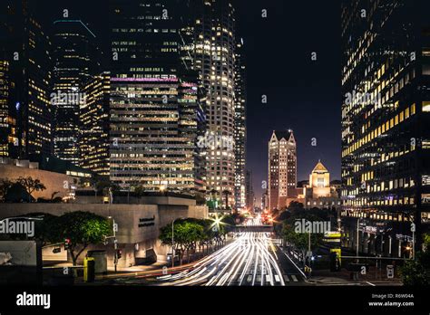 Cityscape in Bunker Hill, Los Angeles, California, USA Stock Photo - Alamy