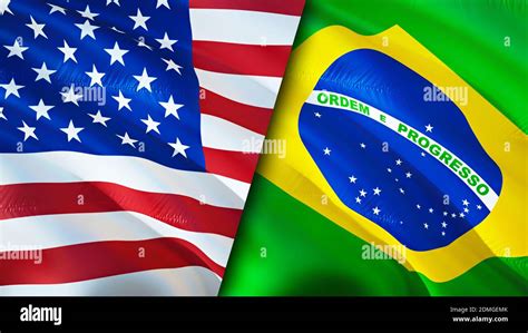 Usa brazil flag hi-res stock photography and images - Alamy