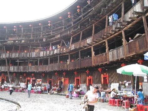 Hakka House in Tulou Provonce, China is a community of usually 800 ...