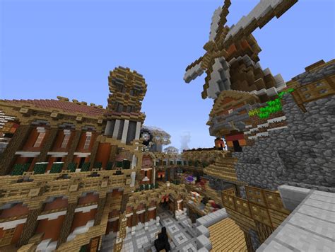 Steampunk city (not that much steampunk) Minecraft Map