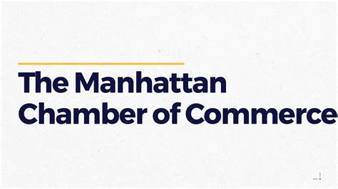 About the Manhattan Chamber of Commerce - YouTube