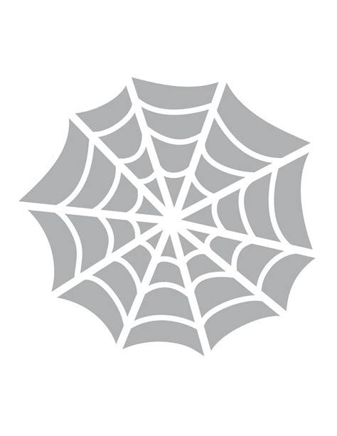 Printable Spider Web Stencil - Coolest Free Printables. This stencil is good to use on cupcakes ...