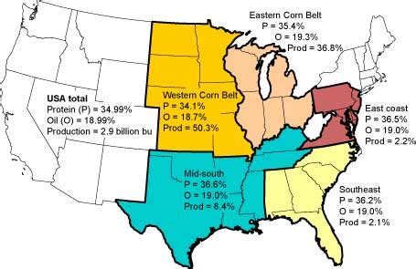 Corn Belt States Map