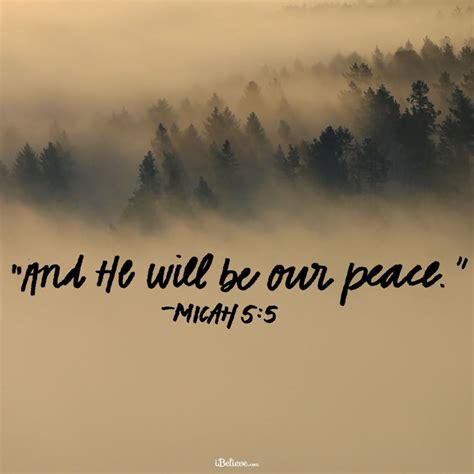 Your Daily Verse - Micah 5:5 - Inspirations