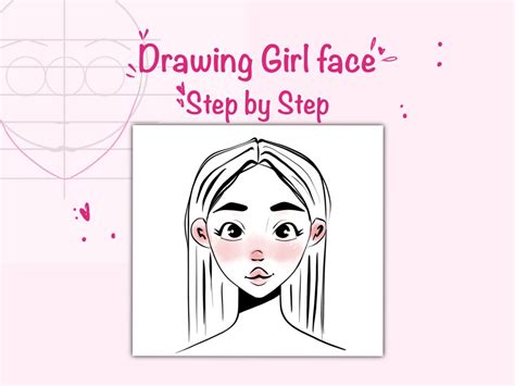 How to Draw A Girl Character, Digital Step-by-step Drawing Guide PDF ...