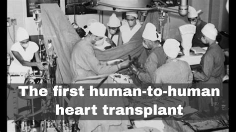 1967 First human heart transplant – Bowie News