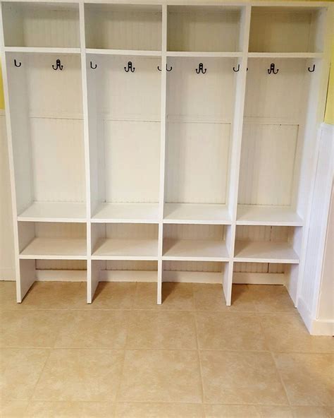 Built in wall lockers Understairs Storage Built lockers wall | Understairs storage, Lockers ...