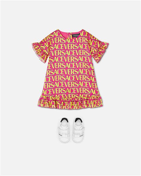 Versace Kids Versace Allover Baby Dress for Baby Girls | Online Store EU