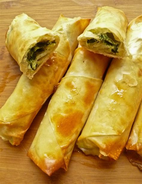 Spinach and Cheese Cigar Burek - Confused Julia