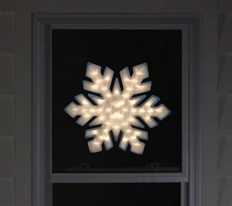 Northlight Lighted Snowflake Christmas Window Decoration - QVC.com