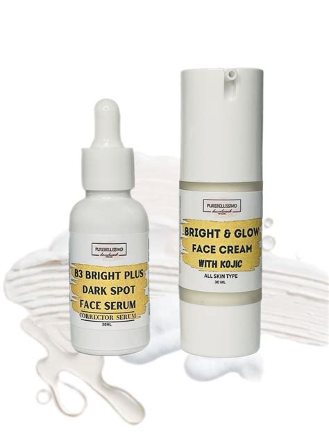 Dark Spot Brightening Serum and Cream Set, Skin Brightening Kit ...