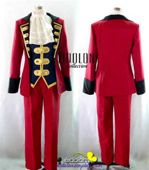 Phoenix Wright Ace Attorney Miles Edgeworth Cosplay Costume From Dream7 ...