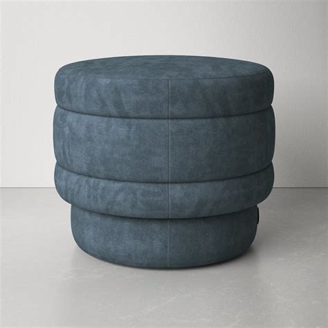 Noa Round Footstool Ottoman & Reviews | AllModern