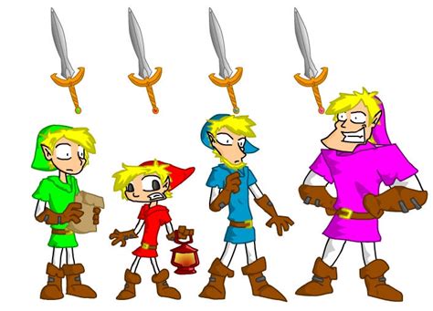 Four Swords Adventures designs by SirPantalones on DeviantArt