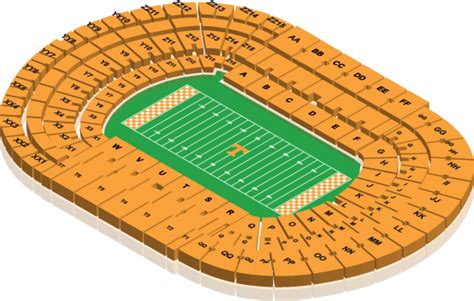 Checkered Neyland Seating Chart