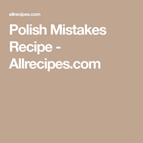 Polish Mistakes | Recipe | Sugar cookie recipe easy, Recipes, Easy sugar cookies