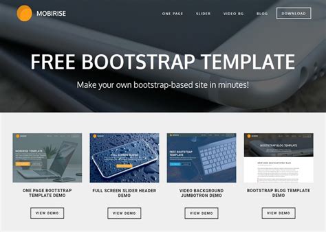 Free Bootstrap Template - Awwwards Nominee