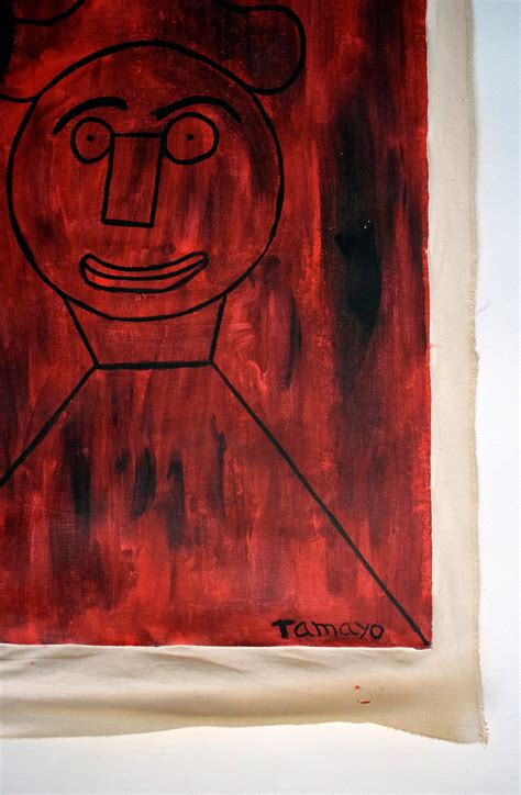 Rufino Tamayo Signed Canvas Vintage Abstract Modern Art - Etsy