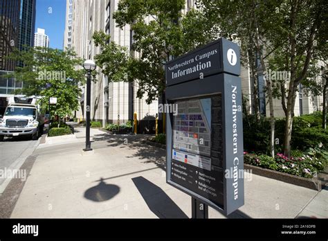 map of northwestern memorial hospital campus chicago illinois united ...