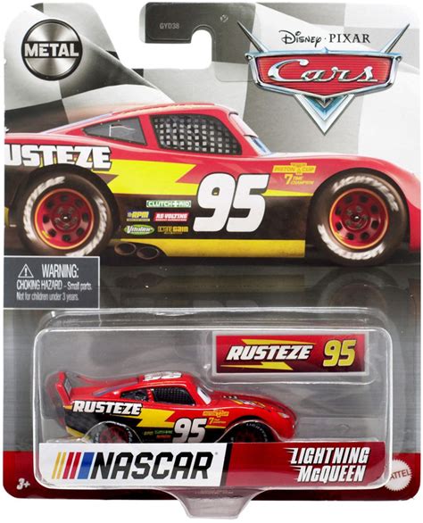 Disney Pixar Cars Cars 3 NASCAR Lightning McQueen 155 Diecast Car Mattel Toys - ToyWiz