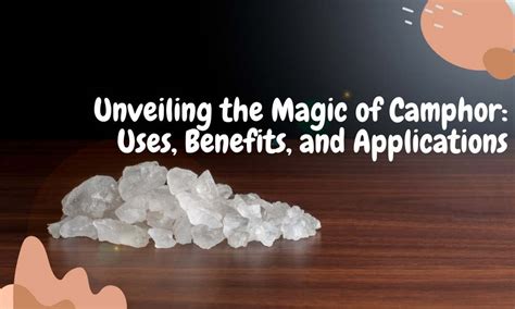 "Unveiling The Magic Of Camphor: Uses, Benefits, And Applications ...