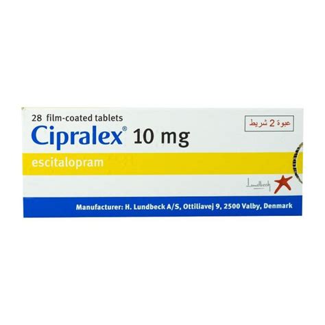 Cipralex 10 mg - 28 Tablets | Tdawi UAE