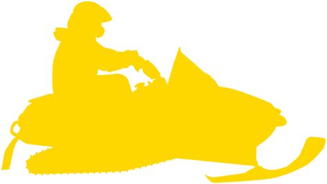 Snowmobile Silhouette | Free vector silhouettes