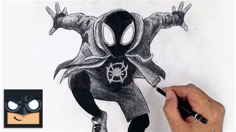 How To Draw Miles Morales - Spider Man Sketch Tutorial