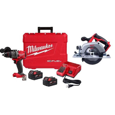 Milwaukee M18 FUEL 18V Lithium-Ion Brushless Cordless 1/2 in. Drill ...