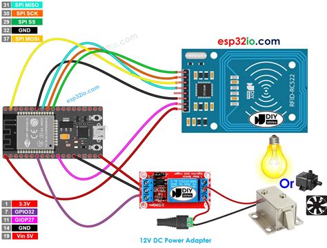 ESP32 - RFID/NFC - Relay | ESP32 Tutorial