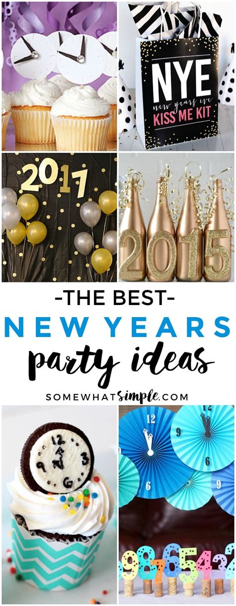 20 New Years Eve Party Ideas - Somewhat Simple