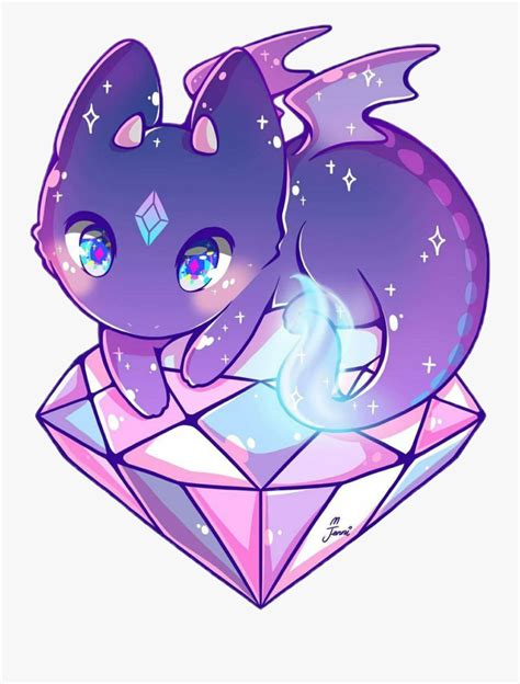 Dragon Kawaii Cute Diamonds - Kawaii Cute Dragon Drawings , Free ...