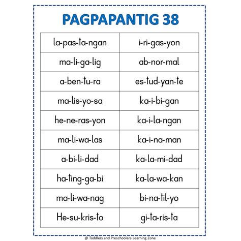 ABAKADA at Pagpapantig ng mga Salita 50 pages | PARIRALA | SALITANG MAY LARAWAN presyo ₱220