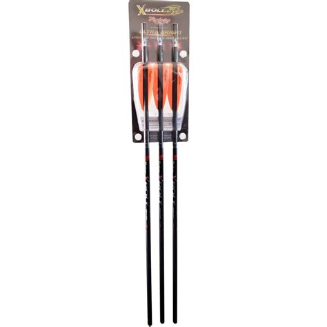 Victory Archery Crossbow Bolts XBolt 20" Sport Bolt Half Moon w/ Lighted Nocks Red 3 Pack XBOLTS ...