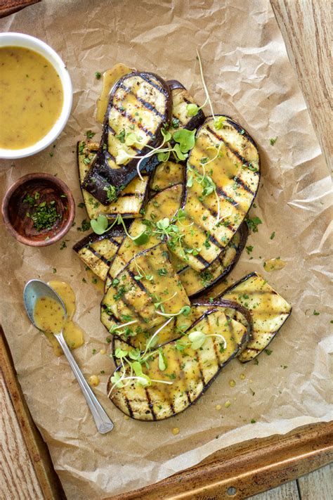 Grilled Eggplant Salad with Mustard VinaigretteCooking and Beer