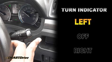 HOW TO USE TURN INDICATORS ? LIGHTING CONTROL LEVER iNTRODUCTION : SMARTDrive - YouTube