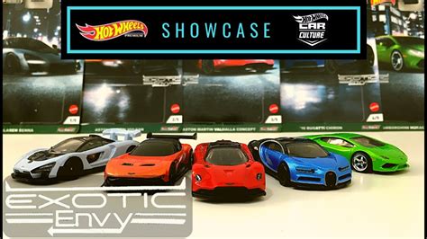 Showcase - Hot Wheels 2021 Car Culture Exotic Envy Set - YouTube