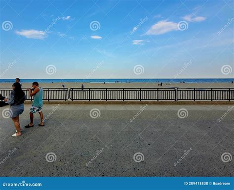 Hampton beach Boardwalk editorial stock photo. Image of transport ...