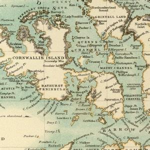 Arctica Map Marvelous Map of the Arctic Regions Arctic Map Wellington ...